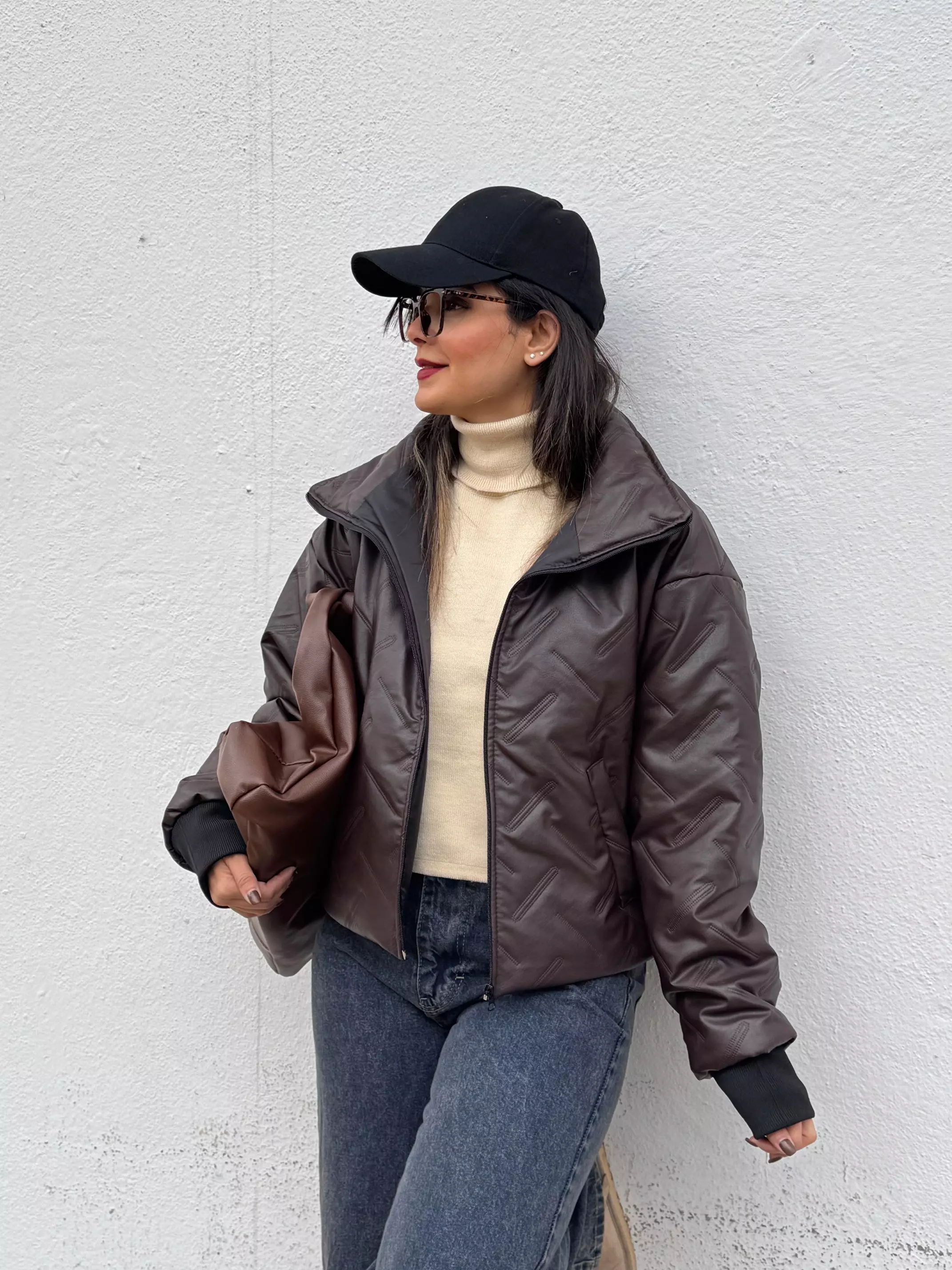 کاپشن چرم تیلور Teylor